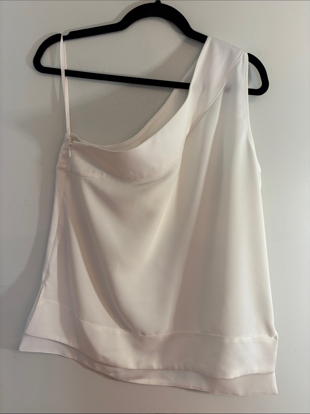 NWT Banana Republic one-shoulder white lightweight top